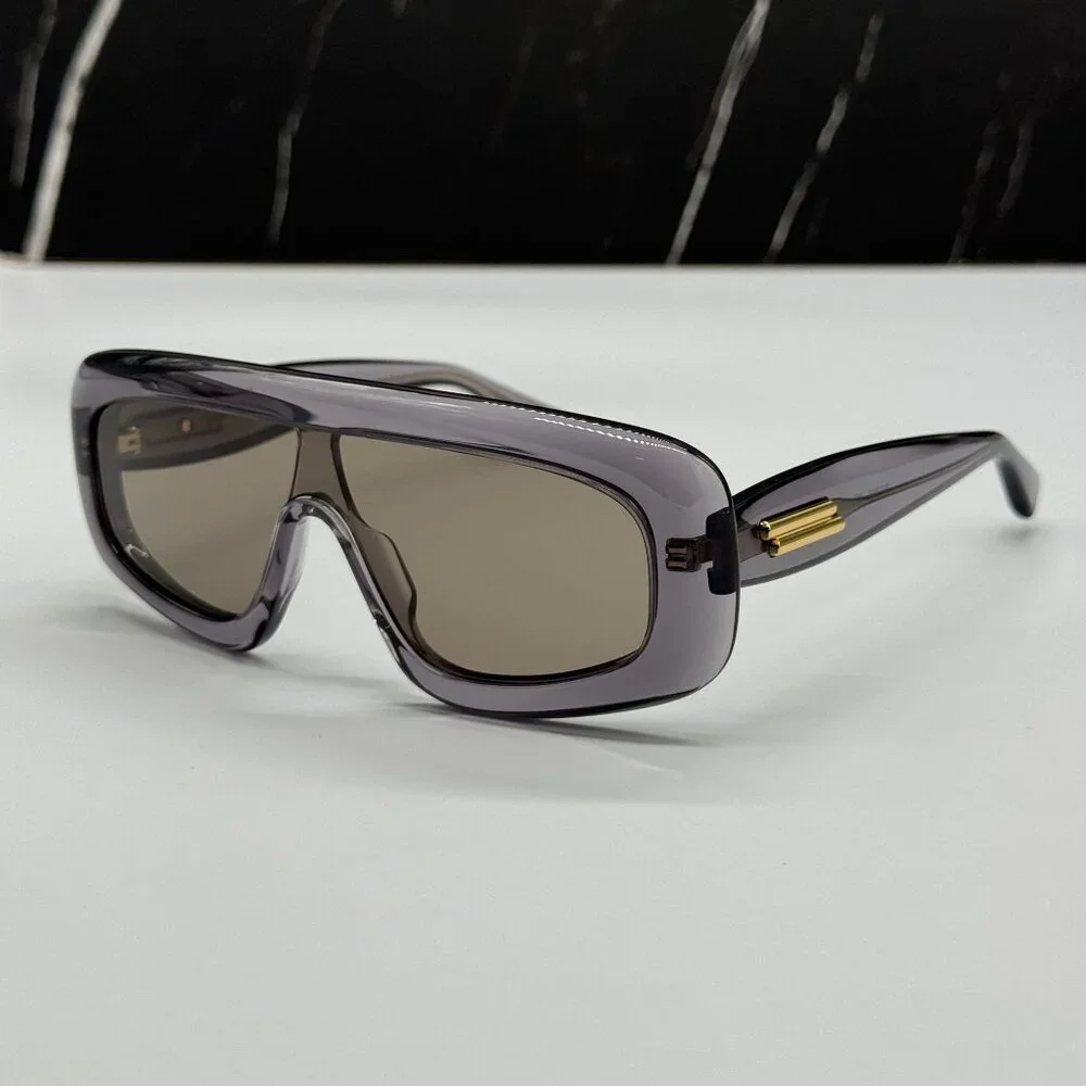 NEW BOTTEGA VENETA SUNGLASSES GREY UNISEX EYEWEAR BOTTEGA VENETA BV1281S 003